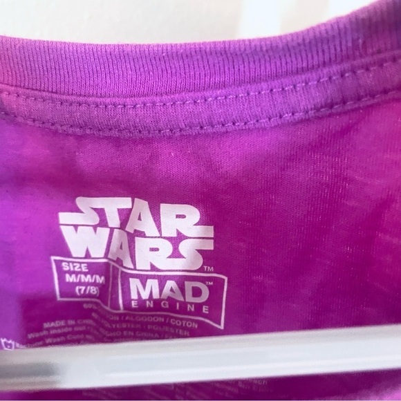 STAR WARS LOT of 3 Girls Tops Size M (7-8) Baby Yoda, The Child, The Mandalorian - Picture 6 of 10